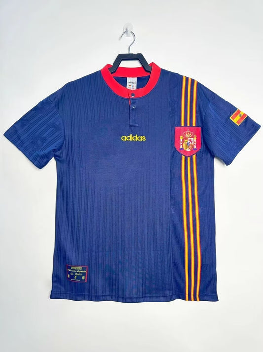 Man's Retro Jersey Spain National Team Jacquard - 1998